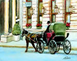 Plaze Horse & Carriage - Limited Edition Giclee